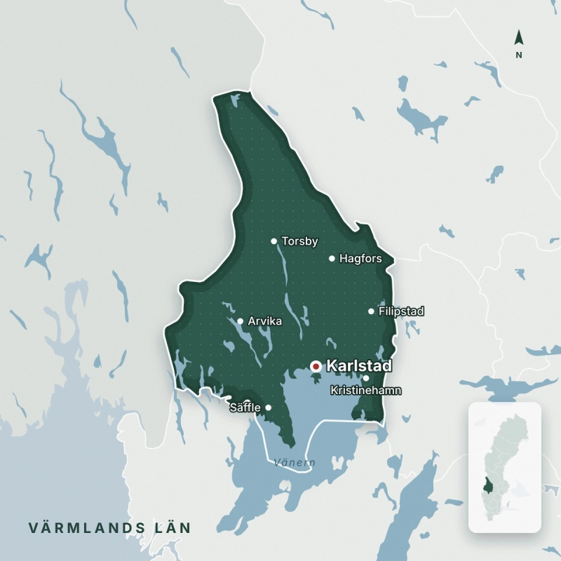 varmlands lan karta